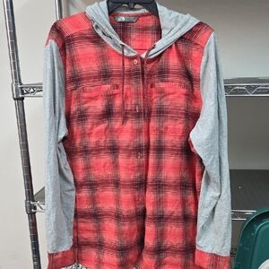 North Face Shacket Hoodie Shirt